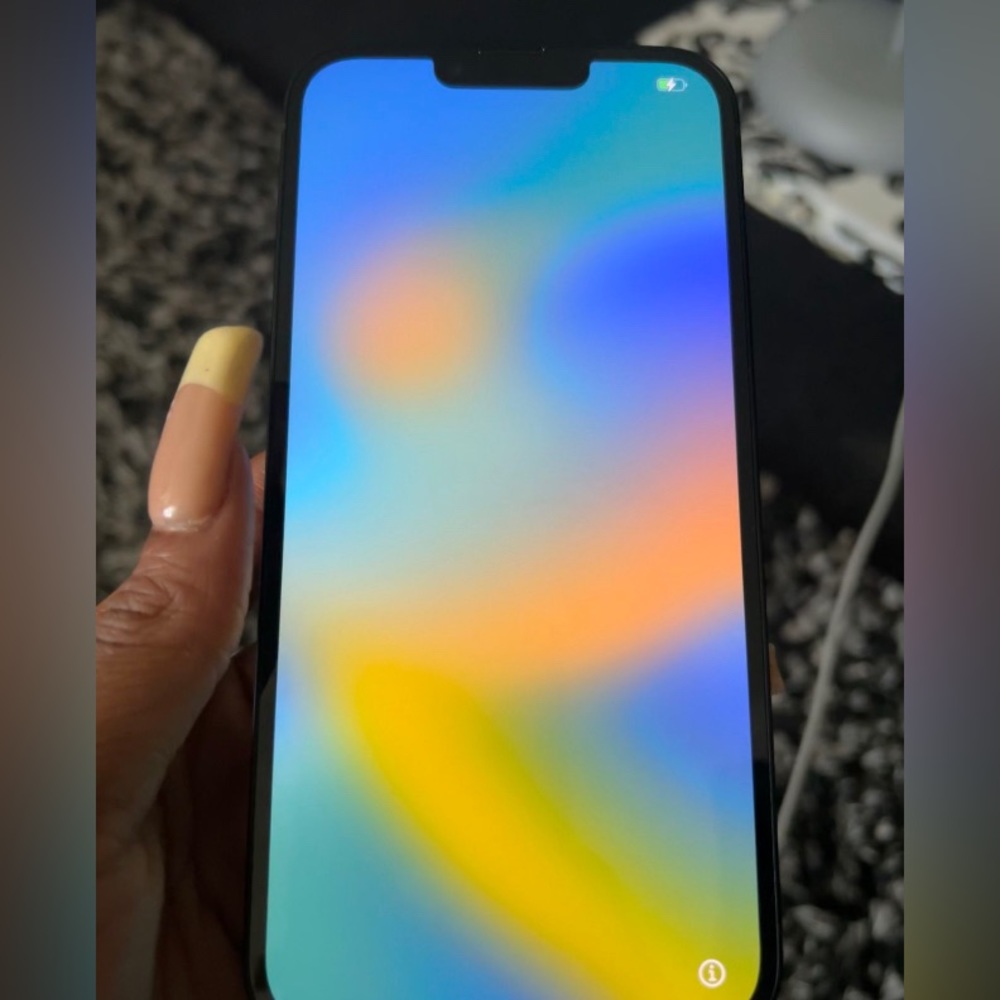 Midnight blue iPhone 13